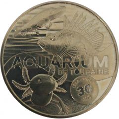 Jeton touristique - Monnaie de Paris - Grand Aquarium de Touraine - 30 ans
