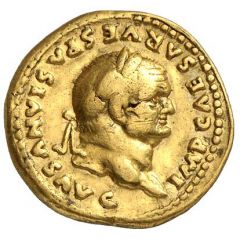 Aureus - Vespasian TR POT X COS VIIII