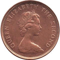 1 Penny - Elizabeth II 2nd portrait, magnetic