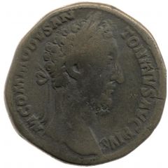 Sestertius - Commodus TR P VIIII IMP VI COS IIII P P S C, Roma and Victory