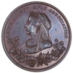 Medal - Victoria Diamond Jubilee; Essex County Rifle Association