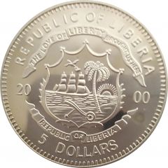 5 Dollars XXVII Olympic Games - Javelin throw
