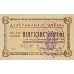 25 Céntimos Abrera