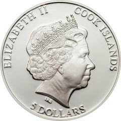 5 Dollars - Elizabeth II Cherry Blossom