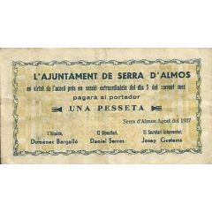 1 Peseta Serra d`Almos
