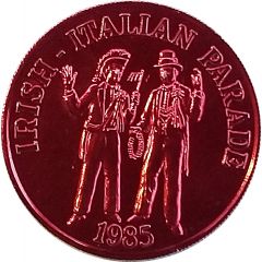 Mardi Gras Token - Pete Fountain`s Half / Fast Walking Club - Irish Italian Parade New Orleans, Louisiana