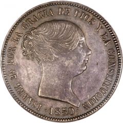 20 Reales - Isabel II