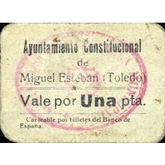 1 Peseta Miguel Esteban