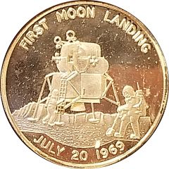 Token - TWA Milestones in Manned Flight First Moon Landing