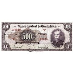500 Colones 150 Años de Independencia