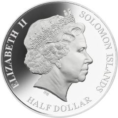 1/2 Dollar - Elizabeth II 50th Anniversary of Moon Landing