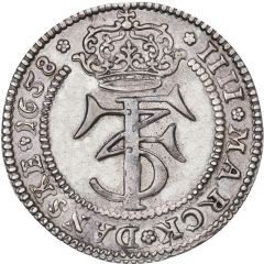 4 Mark Dansk - Frederik III Type IV