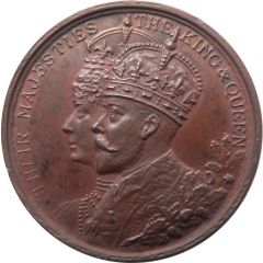 Medallion - Royal visit Northampton