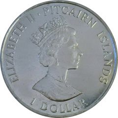 1 Dollar - Elizabeth II Drafting of the Constitution