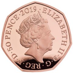 50 Pence - Elizabeth II Paddington at the Tower, Gold Proof