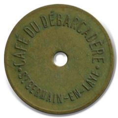 5 Francs - Café du Débarcadère St Germain-en-Laye