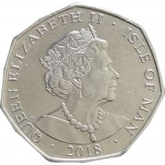 50 Pence - Elizabeth II The Coronation Orb