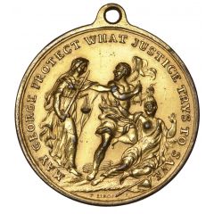 Medal - George II Dissensions, gilt