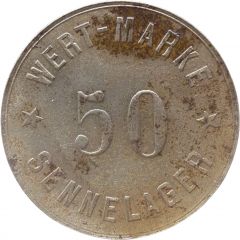 50 Pfennig Werth-Marke, Sennelager