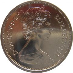 5 Pence - Elizabeth II 2nd portrait, set issue