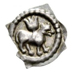 Pfennig `Vierzipfliger Löwenpfennig`