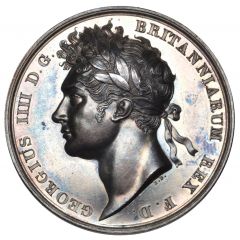 Medal - George IV Coronation, B. Pistrucci, silver