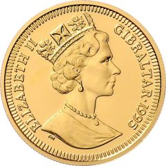 70 ECUs - Elizabeth II Mercury, Roman god of trade and communication