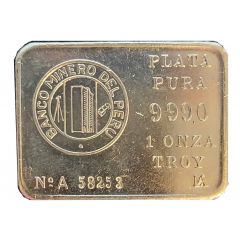 Banco Minero del Perú 1 Onza Serif
