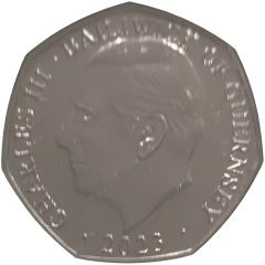 50 Pence - Charles III The Wombles - Orinoco, Coloured