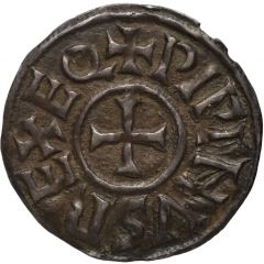 Denier - Pepin II Poitiers mint