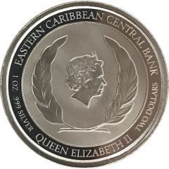 2 Dollars - Elizabeth II Montserrat Oriole