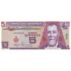 5 Quetzales