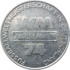 Token - World Cup 1974 Yugoslavia
