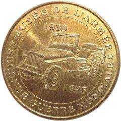 Monnaie de Paris Tourist Token - Musée de l`Armée Seconde Guerre mondiale