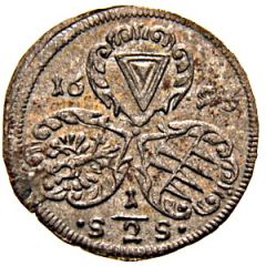 1/2 Kreuzer - Charles II of Liechtenstein-Kastelkorn