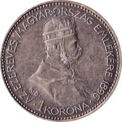 1 Korona - Francis Joseph I Millennium