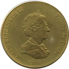 20 Pence - Elizabeth II 4th portrait, St. Helena Dependency