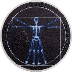 5 Dollars - Elizabeth II Vitruvian Man