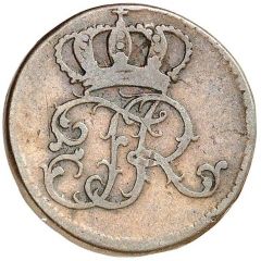 1/4 Stüber - Frederick II