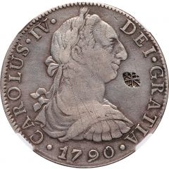 8 Reales - Carlos IV Madura star countermark