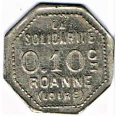 0.1 Centimes - Coopérative Civile La Solidarité Roanne