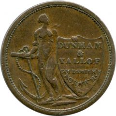 1/2 Penny Norfolk - Norwich / Dunham and Yallop