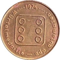 Game Token - adp automaten Brass