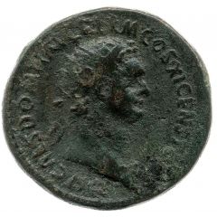 Dupondius - Domitian AETERNITATI AVGVST S C, Aeternitas