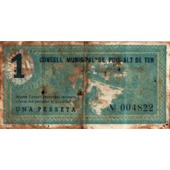 1 Peseta Puig-Alt de Ter