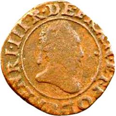 Double Tournois - Henri III Rouen mint