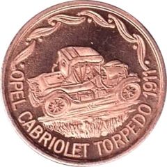Token - 100 Jahre Deutsche Automobilgeschichte OPEL 1911