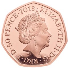 50 Pence - Elizabeth II Paddington at the Palace, Gold Proof