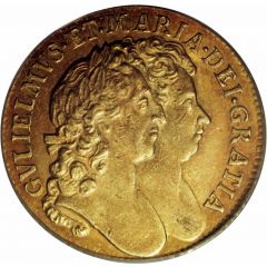 1 Guinea - William and Mary