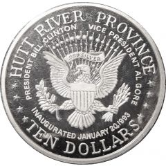 10 Dollars - Leonard I Bill Clinton Inauguration